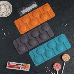 Форма для леденцов и мороженого «Смайл» - Фото 2