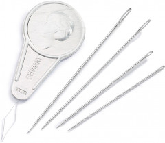 Набор игл для шитья и штопки с нитевдевателем - Фото 1