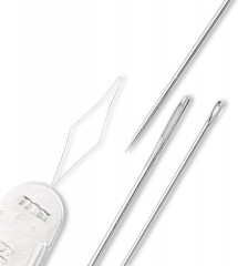 Набор игл для шитья и штопки с нитевдевателем - Фото 2