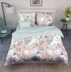 Комплект постельного белья «Цветариум» (арт. 70084/1, 2-спальный, перкаль, 2 наволочки 70х70) - Фото 1