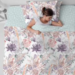 Комплект постельного белья «Цветариум» (арт. 70084/1, евро, перкаль, 2 наволочки 70х70) - Фото 2