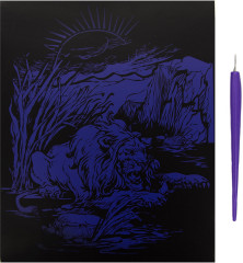 Гравюра «Лев» - Фото 1