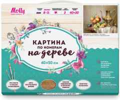 Картина по номерам на дереве «Бузин. Натюрморт с фруктами» - Фото 1