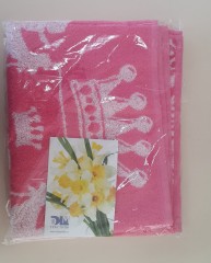 Полотенце махровое пестротканое  «Best woman» (ДМ-люкс, 50х100), в пакете с открыткой - Фото 1