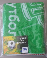 Полотенце махровое пестротканое  «Болельщику» (ДМ-люкс, 50х90), в пакете с открыткой - Фото 1