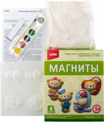 Набор для изготовления магнитов из гипса «Милые мишки» - Фото 2