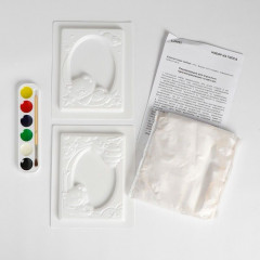 Набор для изготовления фоторамок из гипса «Мечтающие мишки» - Фото 2