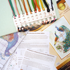 Набор для вышивания «Павлины» - Фото 1