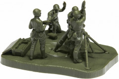 Модель сборная «Советский миномёт с расчётом» - Фото 2
