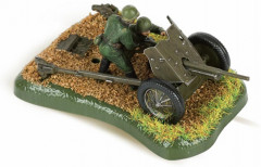 Модель сборная «Советская противотанковая пушка с расчётом» - Фото 3