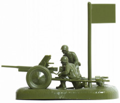Модель сборная «Советская противотанковая пушка с расчётом» - Фото 5