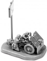 Модель сборная «Немецкое пехотное орудие с расчетом» - Фото 1