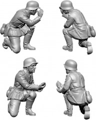 Модель сборная «Немецкое пехотное орудие с расчетом» - Фото 4