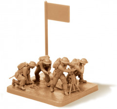 Модель сборная «Британский миномет с расчетом» - Фото 1