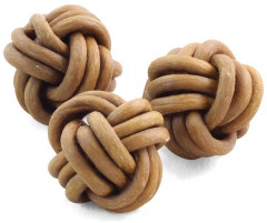 Мяч плетеный из жил с маслом лосося - Фото 1