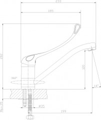 Смеситель для кухни - Фото 1