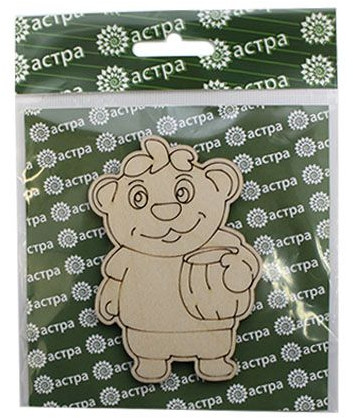 Заготовка деревянная «Мишка с медом»