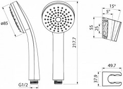 Гарнитур душевой - Фото 1