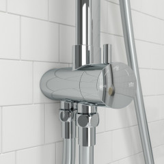 Гарнитур душевой с верхней лейкой - Фото 3