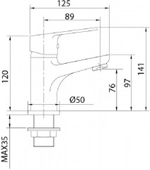 Смеситель для умывальника - Фото 1