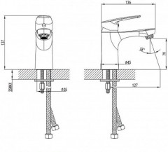Смеситель для умывальника - Фото 1