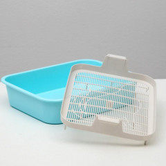 Туалет-лоток для кошек с сеткой - Фото 3