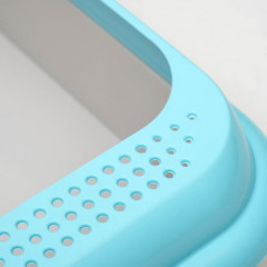 Туалет-лоток для кошек с рамкой «Мур-мяу» - Фото 2