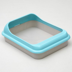 Туалет-лоток для кошек с рамкой «Мур-мяу» - Фото 3