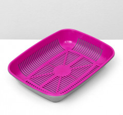 Туалет-лоток для кошек с сеткой - Фото 2