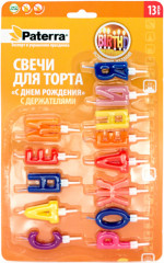 Набор свечей для торта «С днем рождения» - Фото 1