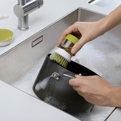 Щетка с дозатором моющего средства «Palm Scrub», зеленая - Фото 3