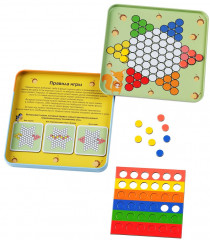 Магнитная игра «Китайские шашки» - Фото 3