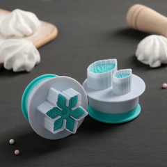 Набор плунжеров кондитерских «Листья» - Фото 1