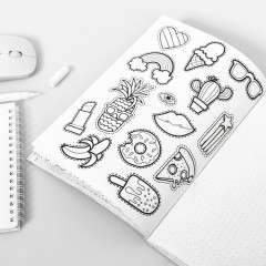 Смешбук с раскраской «Мечтай как единорог» - Фото 3