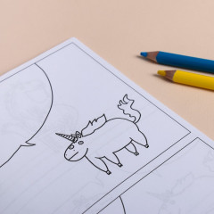 Скетчбук-комикс «Я верю в единорогов» - Фото 3