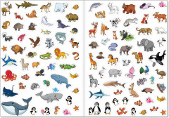 Многоразовые наклейки «В мире животных» - Фото 2