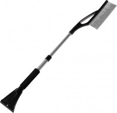 Щетка-сметка телескопическая со скребком - Фото 2
