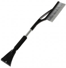 Щетка-сметка телескопическая со скребком - Фото 3