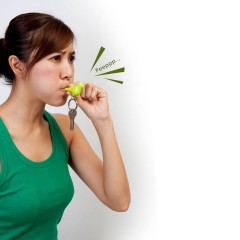 Держатель + брелок для ключей «Sparrow», белый/черный - Фото 1