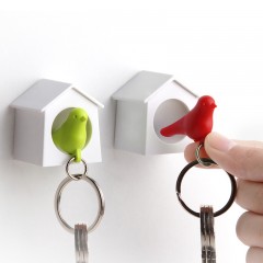 Держатель + брелок для ключей «Mini Sparrow», красный - Фото 1