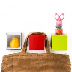 Полка — вешалка «Pixel», белая - Фото 3