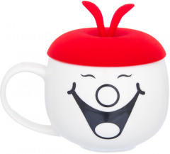 Кружка с крышкой «Утренняя улыбка» - Фото 1