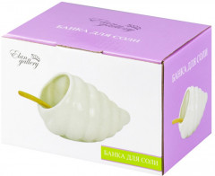 Банка для соли с деревянной ложкой «Ракушка» - Фото 2