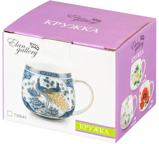 Кружка-бочонок «Белый шиповник»