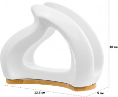 Салфетница на деревянной подставке «Кристалл» - Фото 5