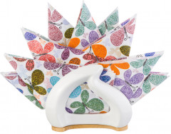 Салфетница на деревянной подставке «Кристалл» - Фото 4