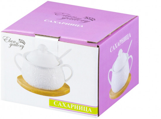 Сахарница с ложкой «Розы»