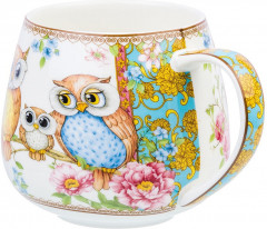Кружка-бочонок «Совушки» - Фото 1