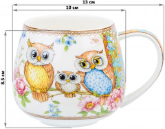 Кружка-бочонок «Совушки» - Фото 3
