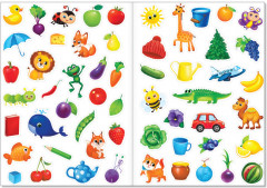 Наклейки многоразовые «Обучающие» - Фото 3